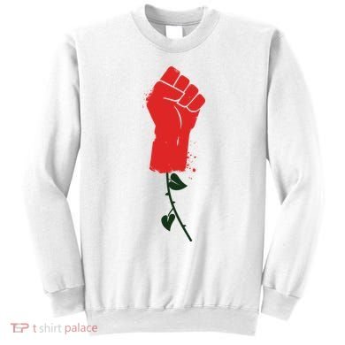 Rose Fist Women's Rights Sweatshirt