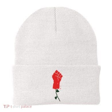 Rose Fist Women's Rights Beanie
