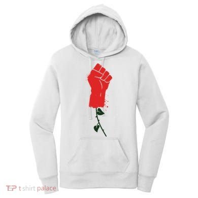 Rose Fist Women's Rights Women's Hoodie