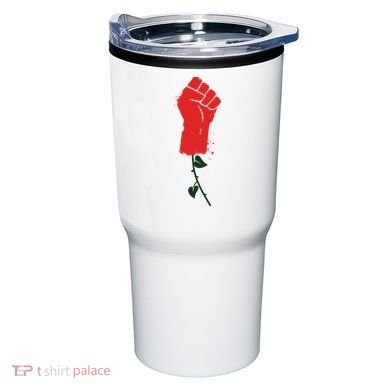 Rose Fist Women's Rights Tumbler
