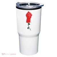 Rose Fist Women's Rights Tumbler thumb 0