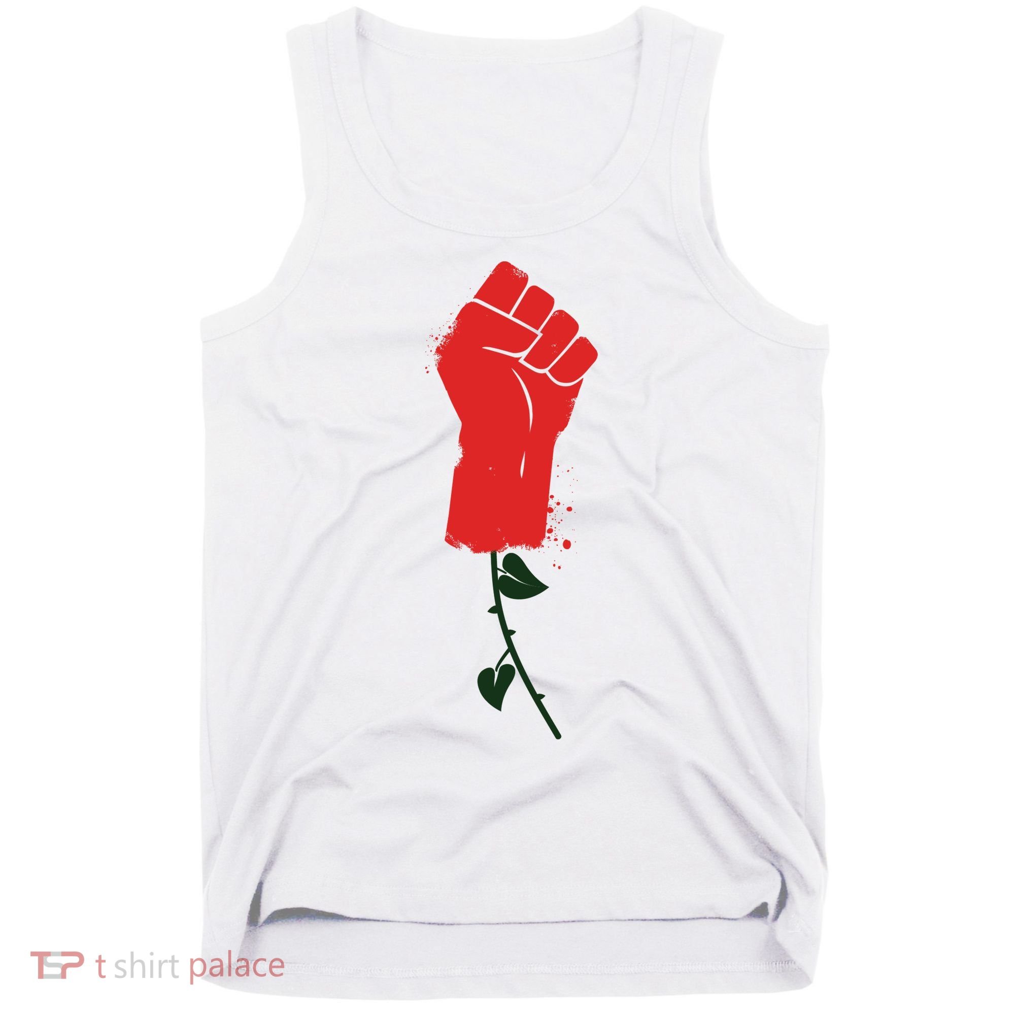 Rose Fist Women's Rights Tank Top