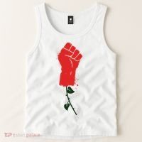 Rose Fist Women's Rights Tank Top thumb 2