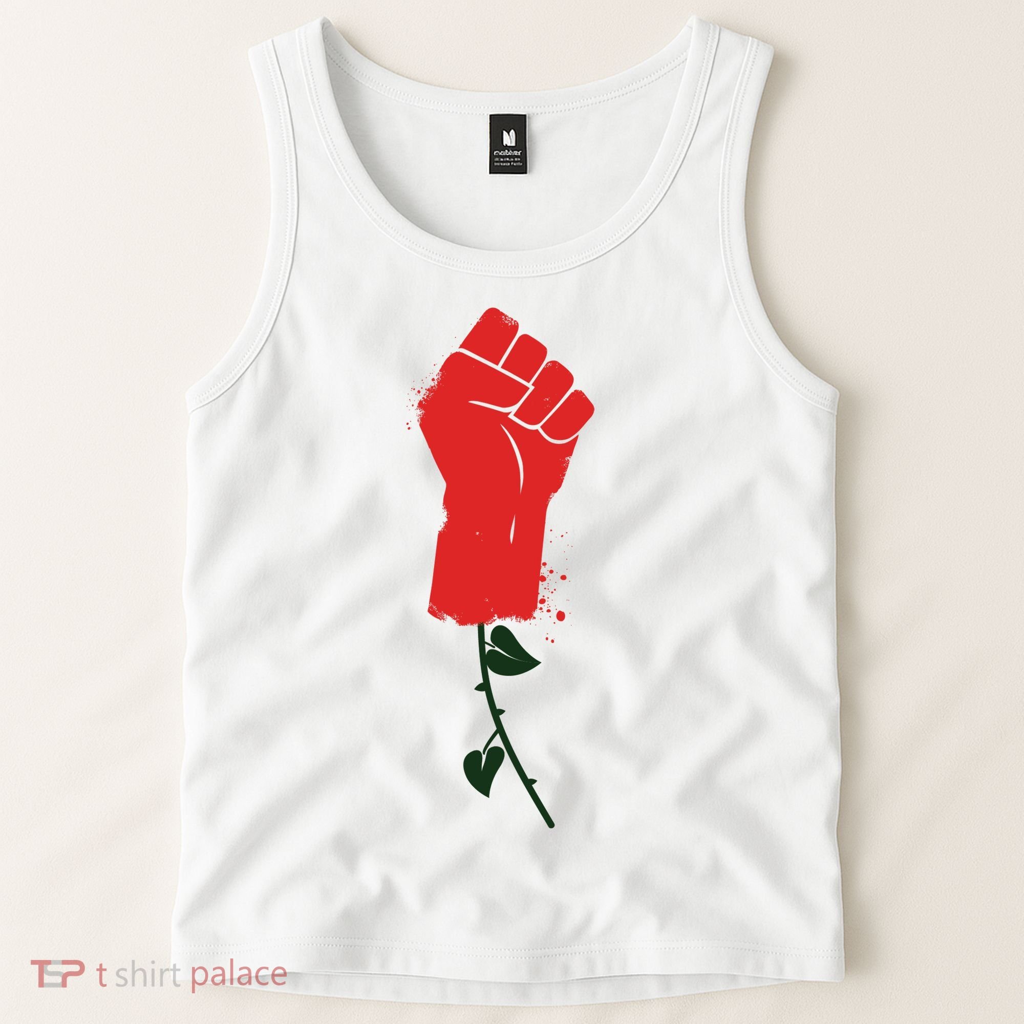 Rose Fist Women's Rights Tank Top