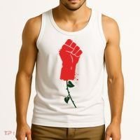 Rose Fist Women's Rights Tank Top thumb 3