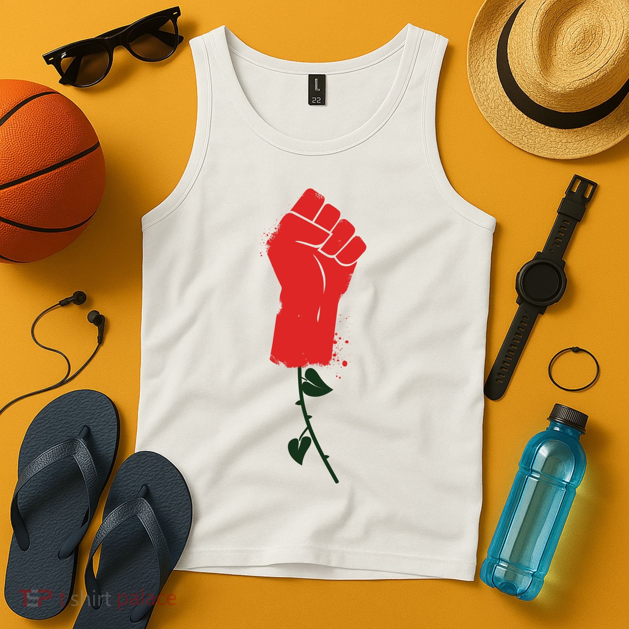 Rose Fist Women's Rights Tank Top