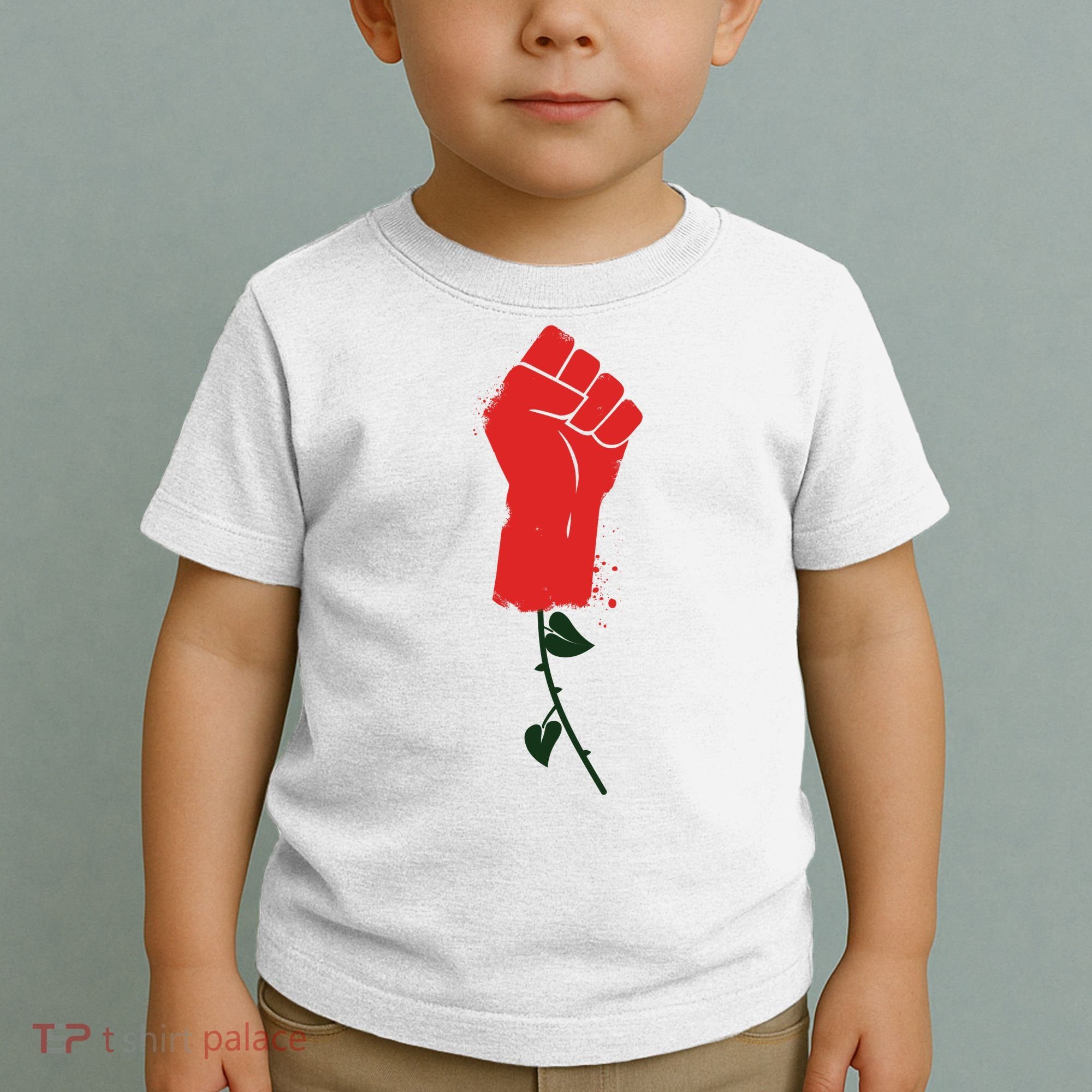 Rose Fist Women's Rights Toddler T-Shirt