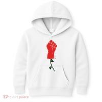 Rose Fist Women's Rights Kids Hoodie thumb 0