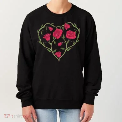 Rose Heart Women's Sweatshirt