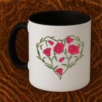 Rose Heart Coffee Mug thumb 2