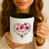 Rose Heart Coffee Mug thumb 3