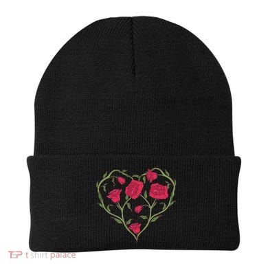 Rose Heart Beanie