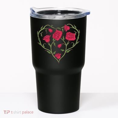 Rose Heart Tumbler