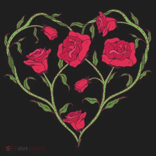 Rose Heart Tumbler