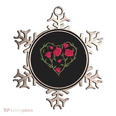 Rose Heart Ornament