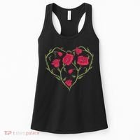 Rose Heart Women's Tank Top thumb 0