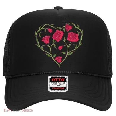 Rose Heart Hat