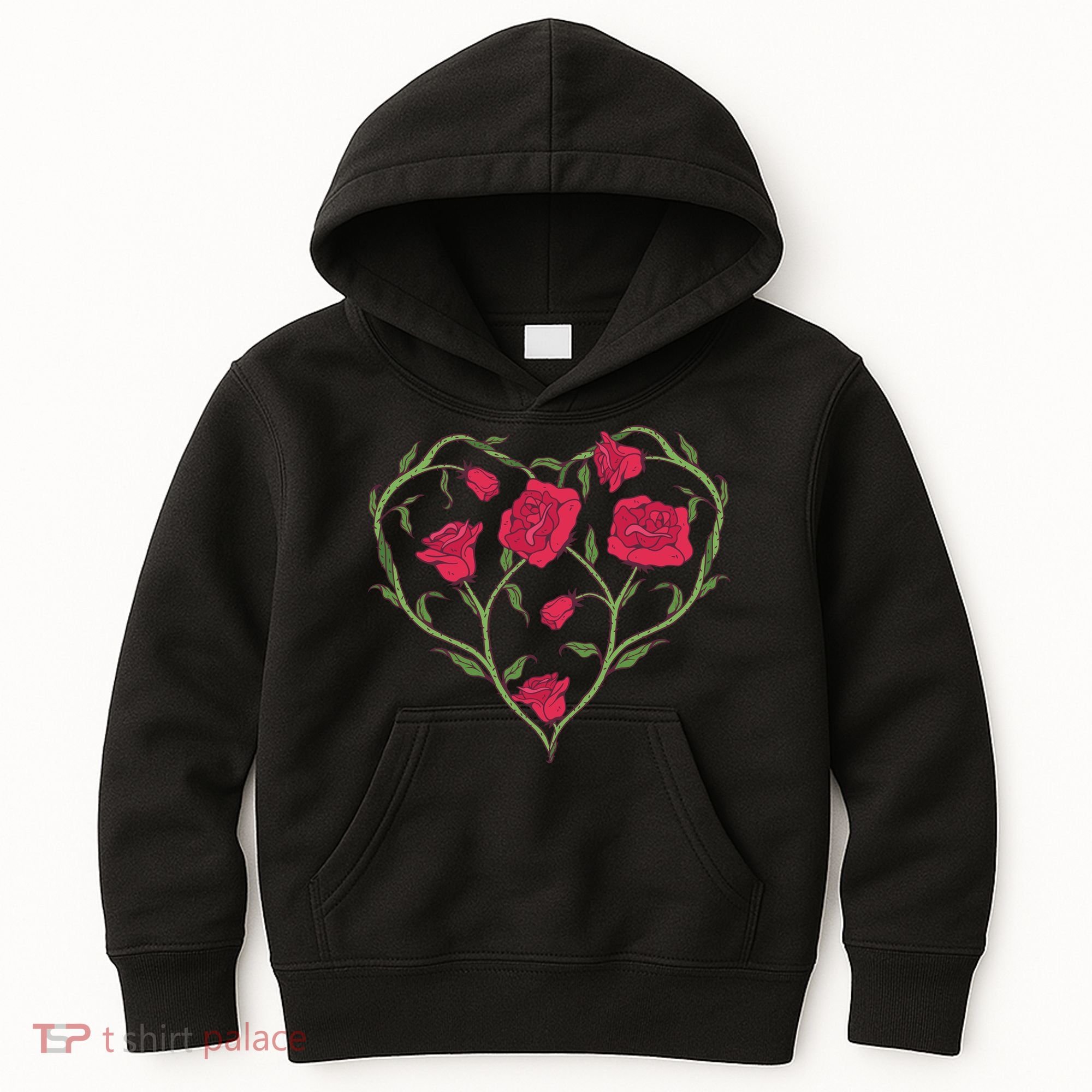 Rose Heart Kids Hoodie