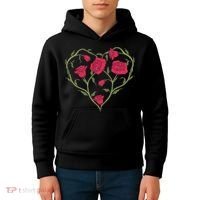 Rose Heart Kids Hoodie thumb 4