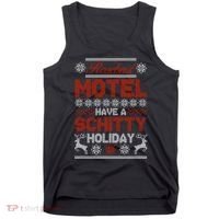 Rosebud Motel Have A Schitty Holiday Ugly Christmas Sweater Tank Top thumb 0
