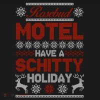 Rosebud Motel Have A Schitty Holiday Ugly Christmas Sweater Tank Top thumb 6