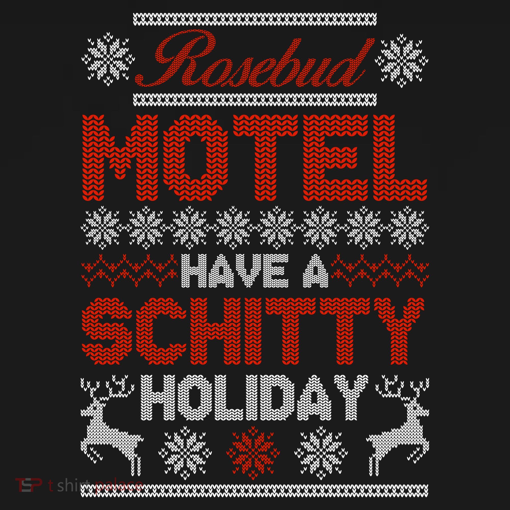 Rosebud Motel Have A Schitty Holiday Ugly Christmas Sweater Tank Top