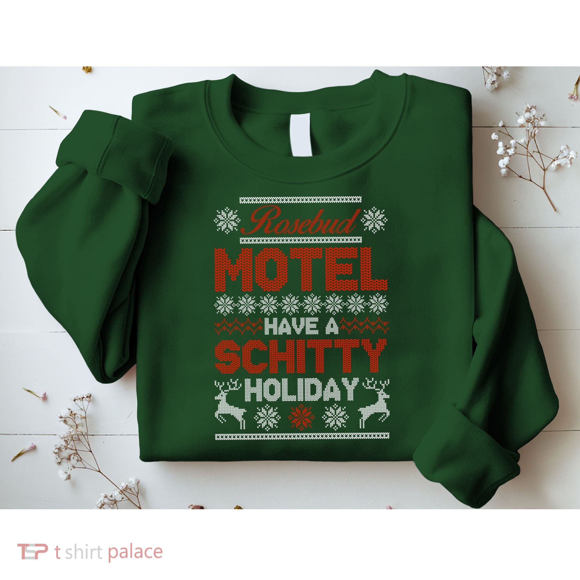 Rosebud Motel Have A Schitty Holiday Ugly Christmas Sweater Sweatshirt