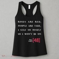 Roses Are Red People Are Fake First 48 Women's Tank Top thumb 3