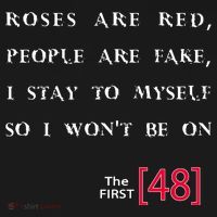 Roses Are Red People Are Fake First 48 Women's Tank Top thumb 5