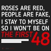 Roses Are Red People Are Fake I Stay To Myself 48 Women's Sweatshirt thumb 2