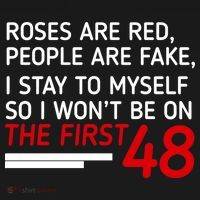 Roses Are Red People Are Fake I Stay To Myself 48 Visor thumb 3