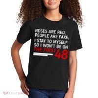 Roses Are Red People Are Fake I Stay To Myself 48 Kids T-Shirt thumb 2