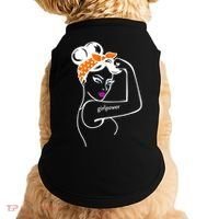 Rosie The Riveter Girl Power  Doggie Tank thumb 0