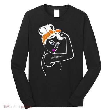 Rosie The Riveter Girl Power  Long Sleeve Shirt