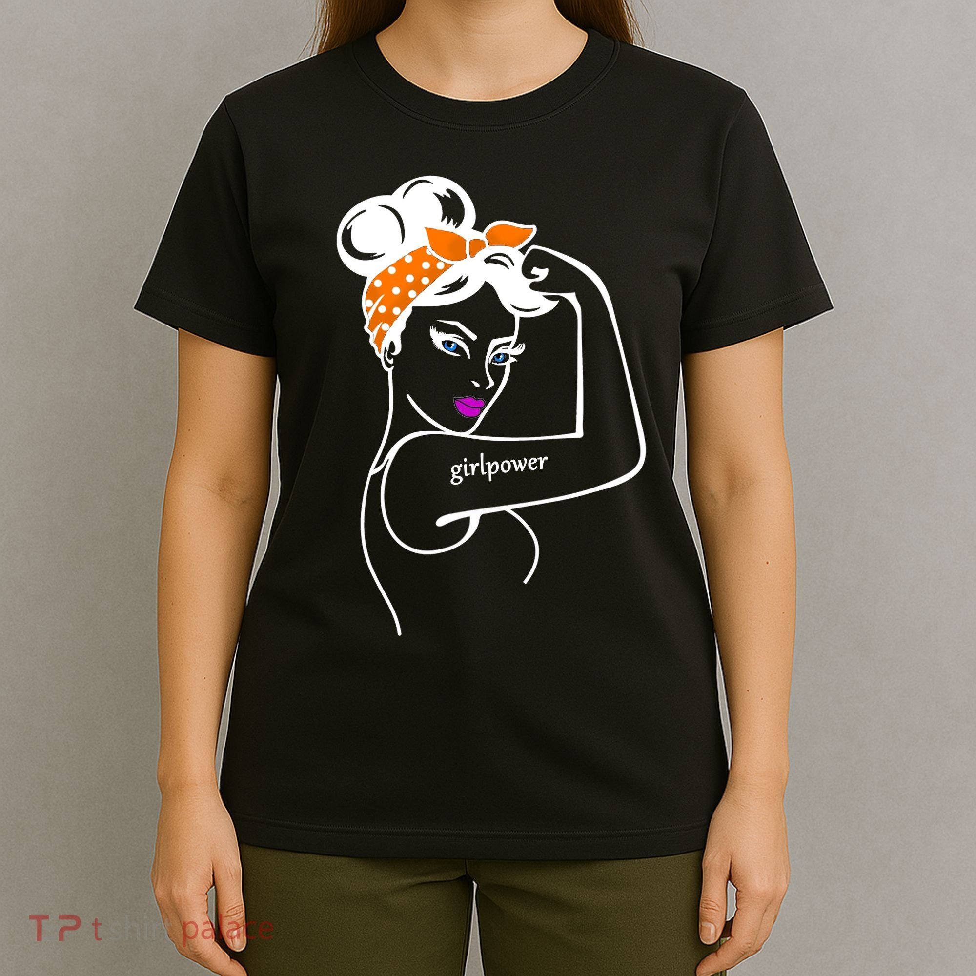 Rosie The Riveter Girl Power  T-Shirt