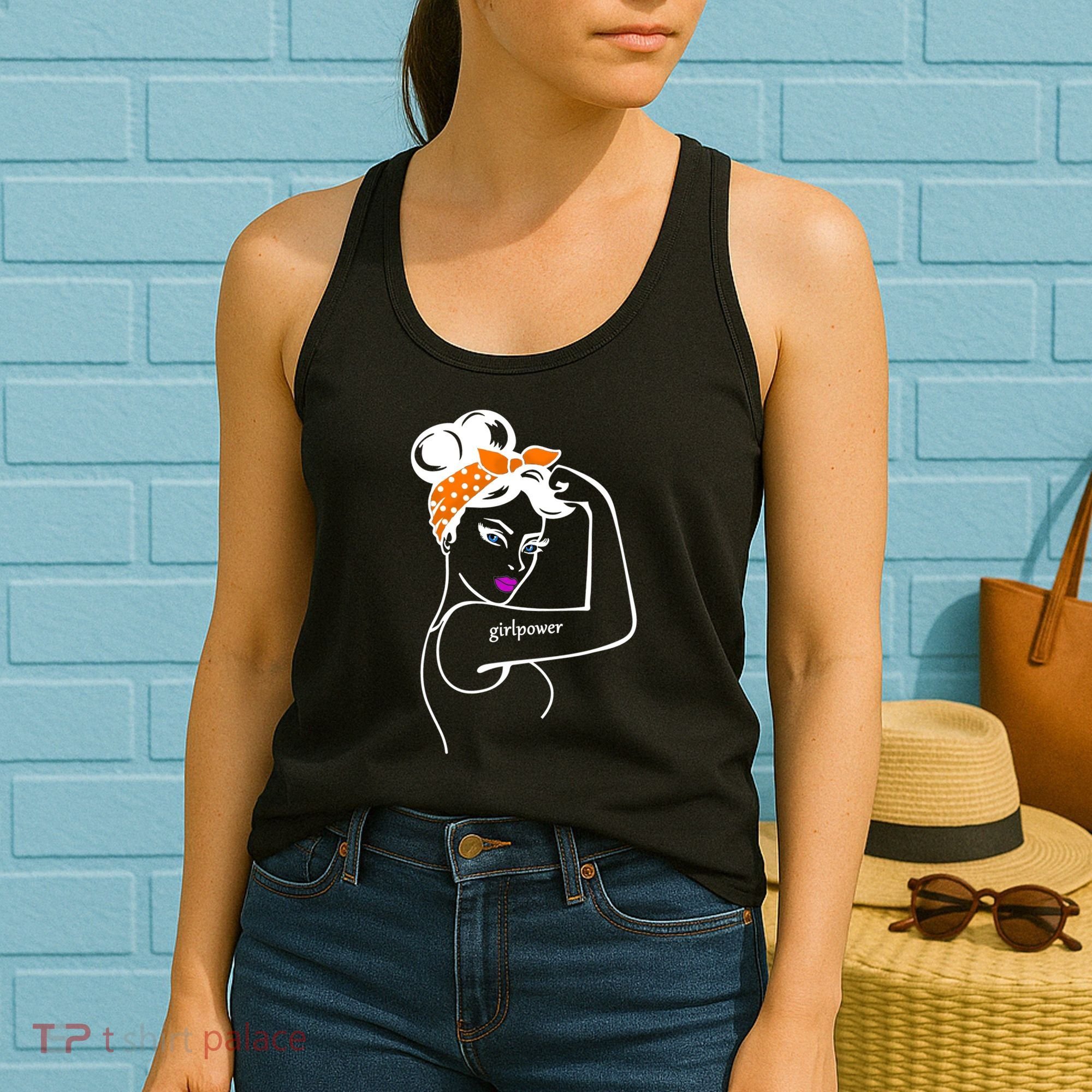 Rosie The Riveter Girl Power  Women's Tank Top