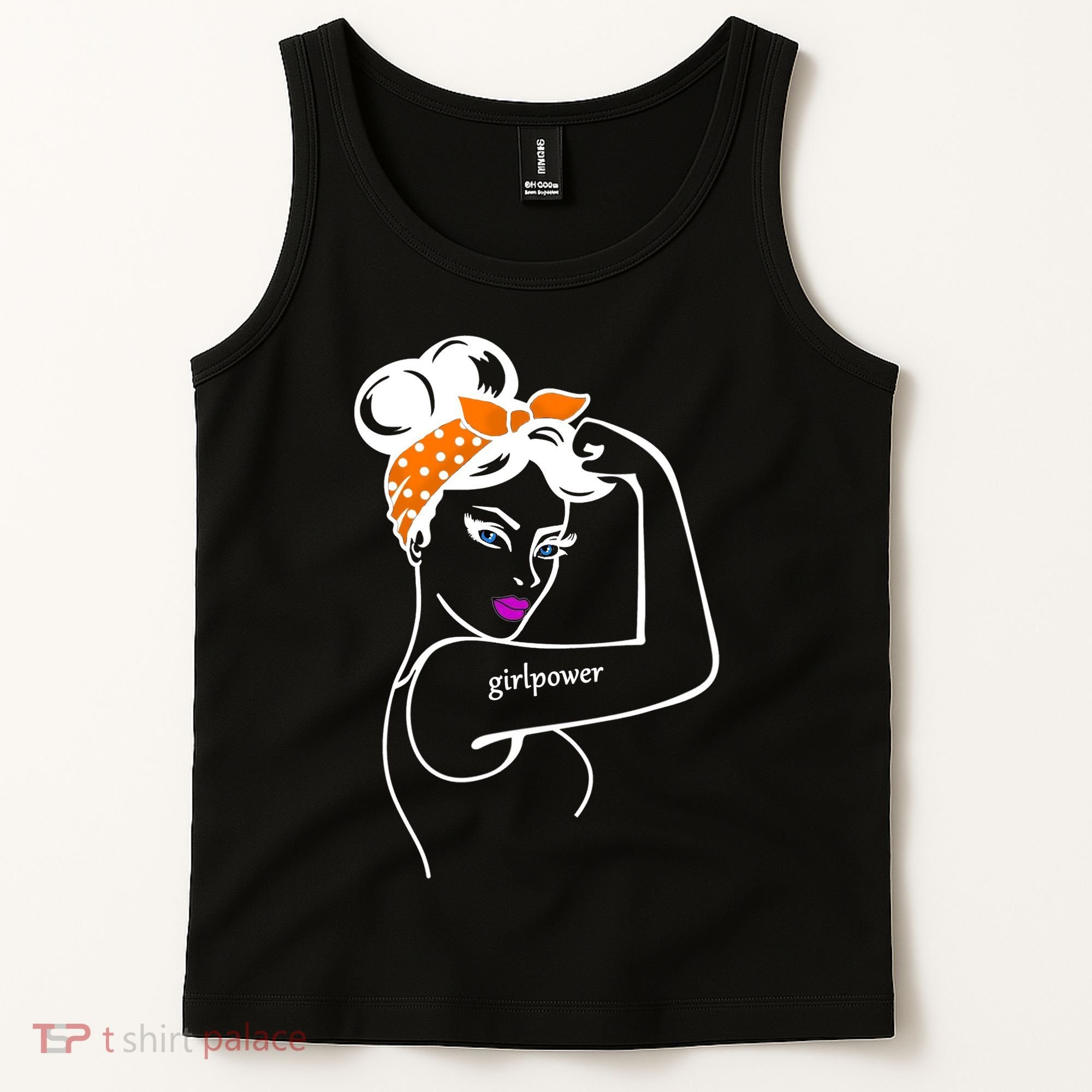 Rosie The Riveter Girl Power  Tank Top