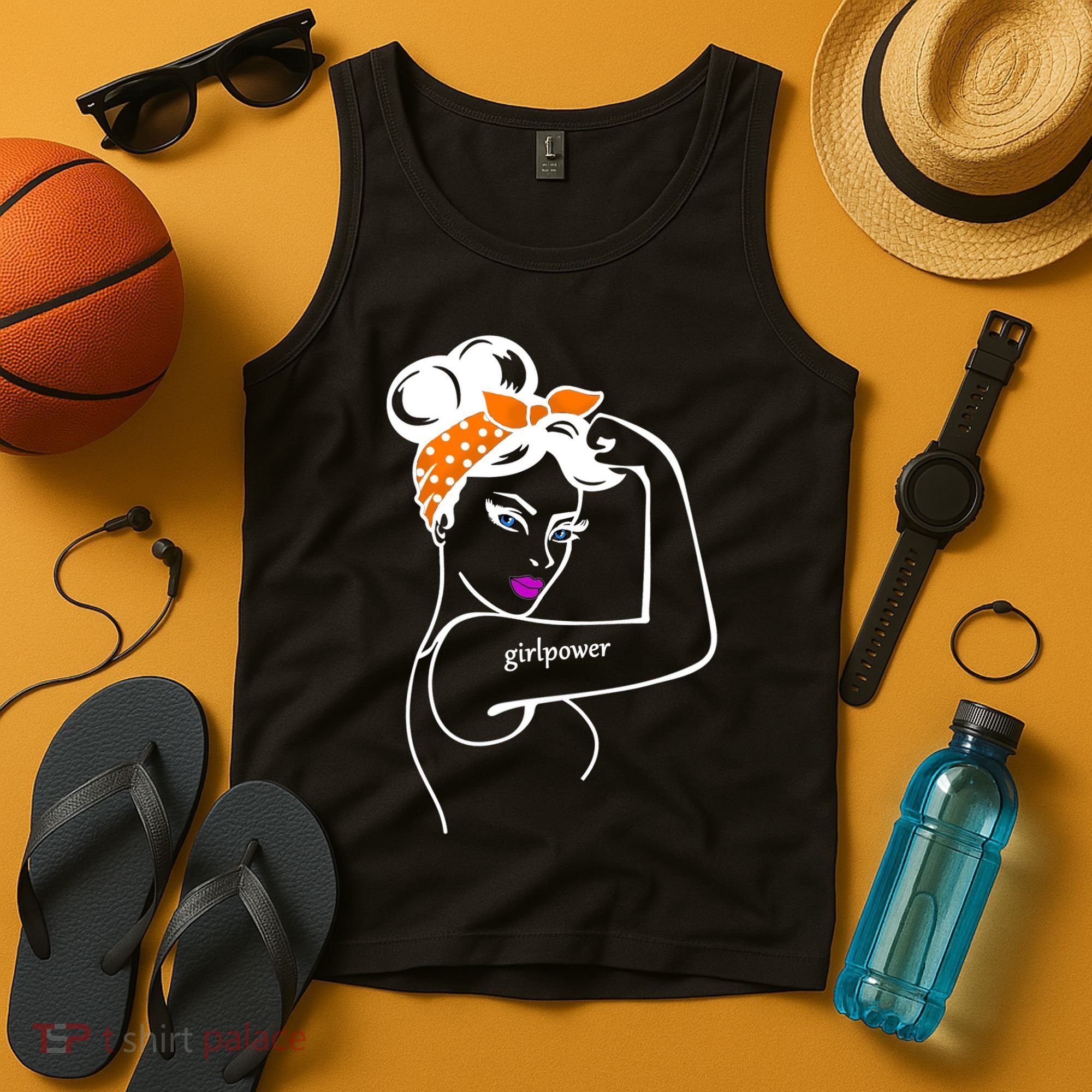 Rosie The Riveter Girl Power  Tank Top