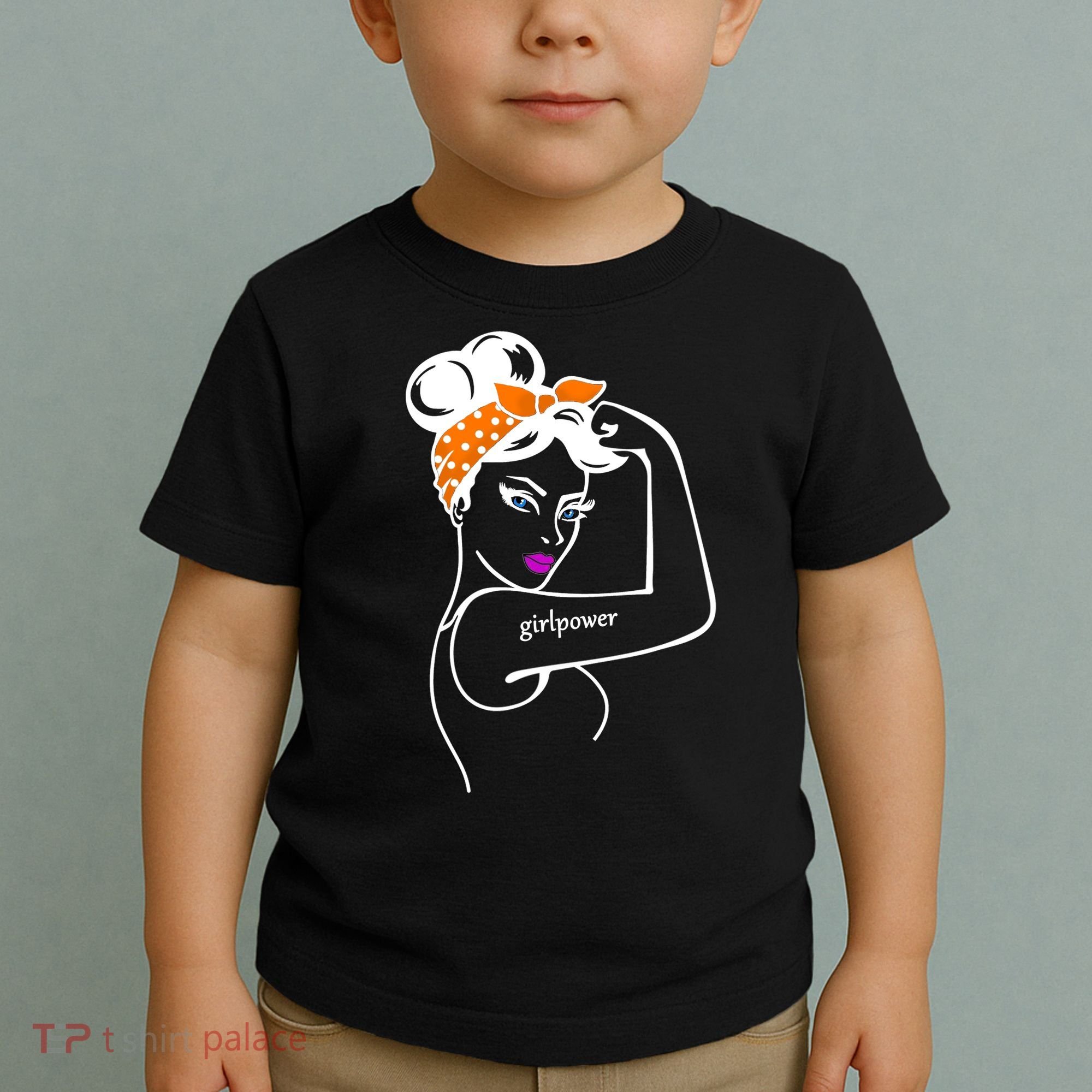 Rosie The Riveter Girl Power  Toddler T-Shirt