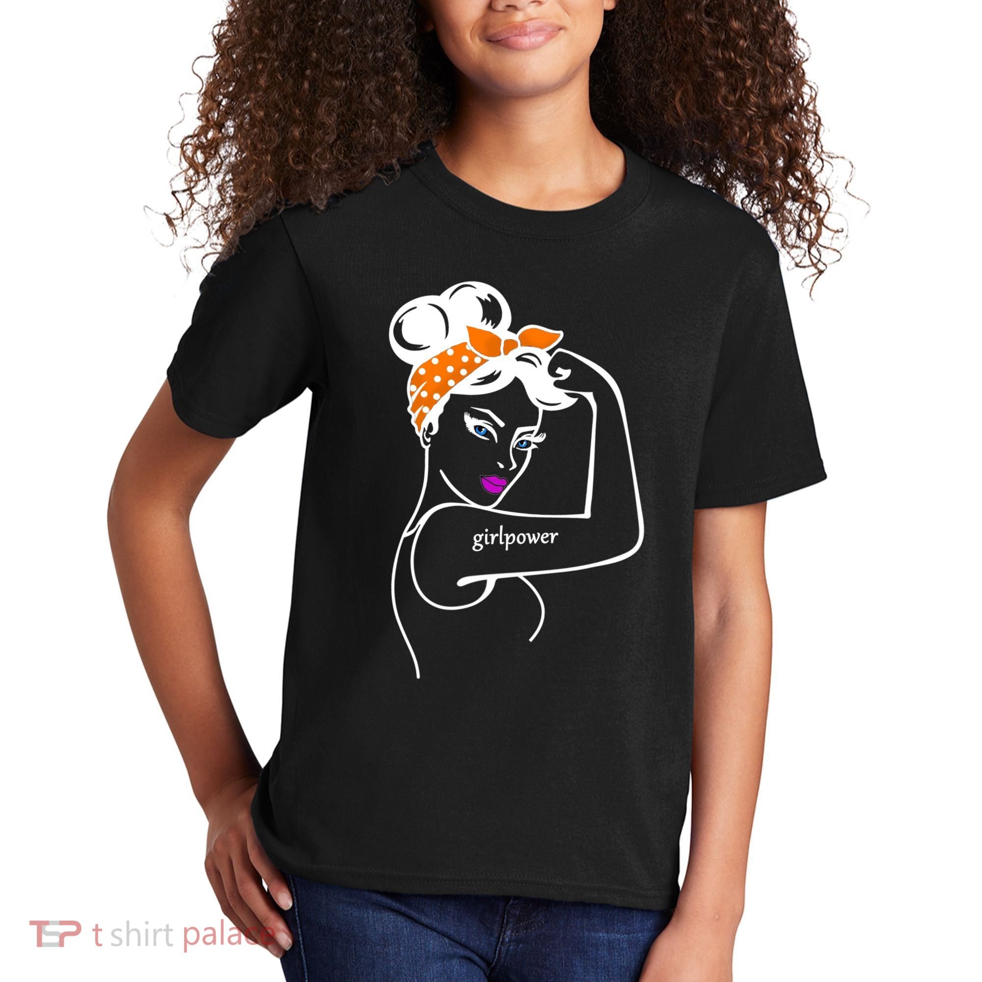 Rosie The Riveter Girl Power  Kids T-Shirt