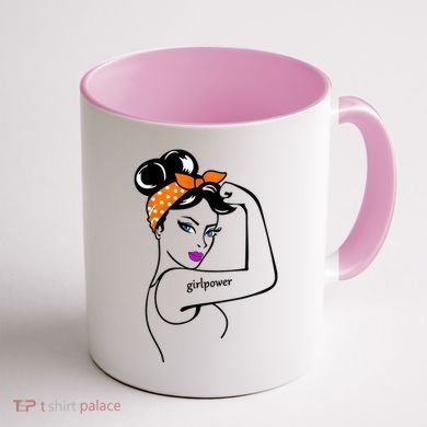 Rosie The Riveter Girl Power  Coffee Mug back