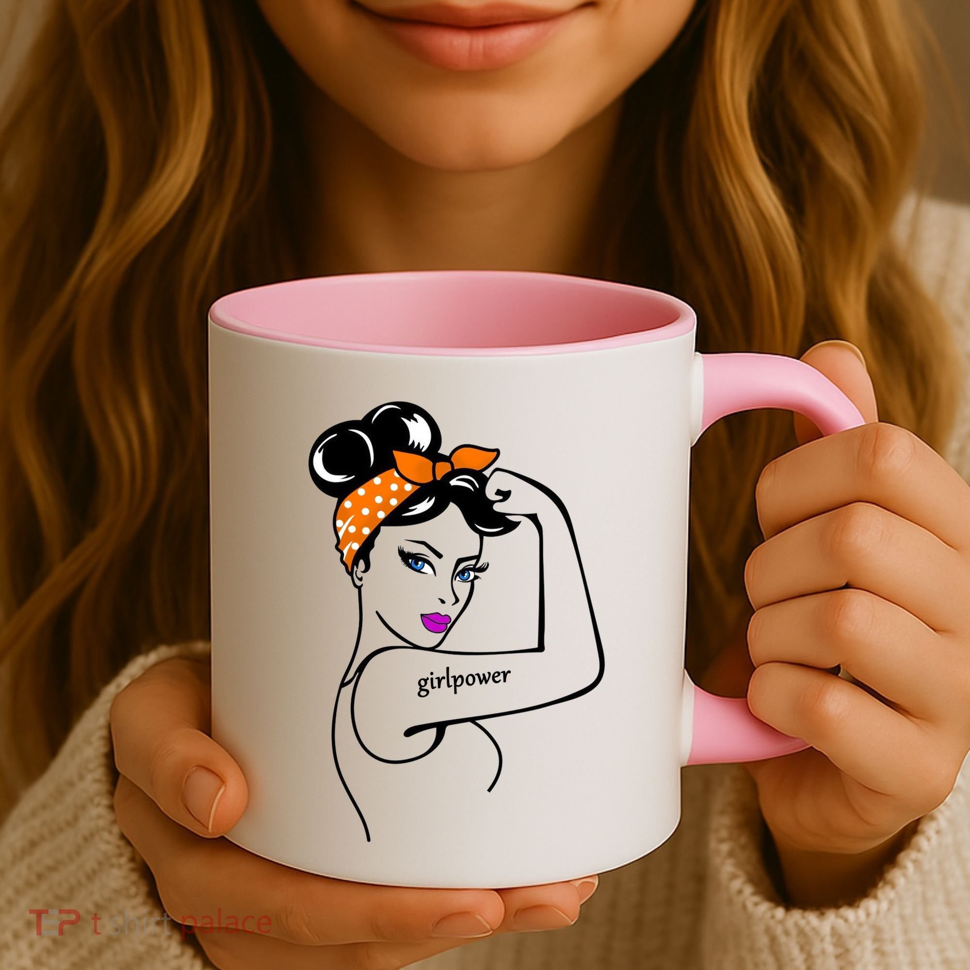 Rosie The Riveter Girl Power  Coffee Mug