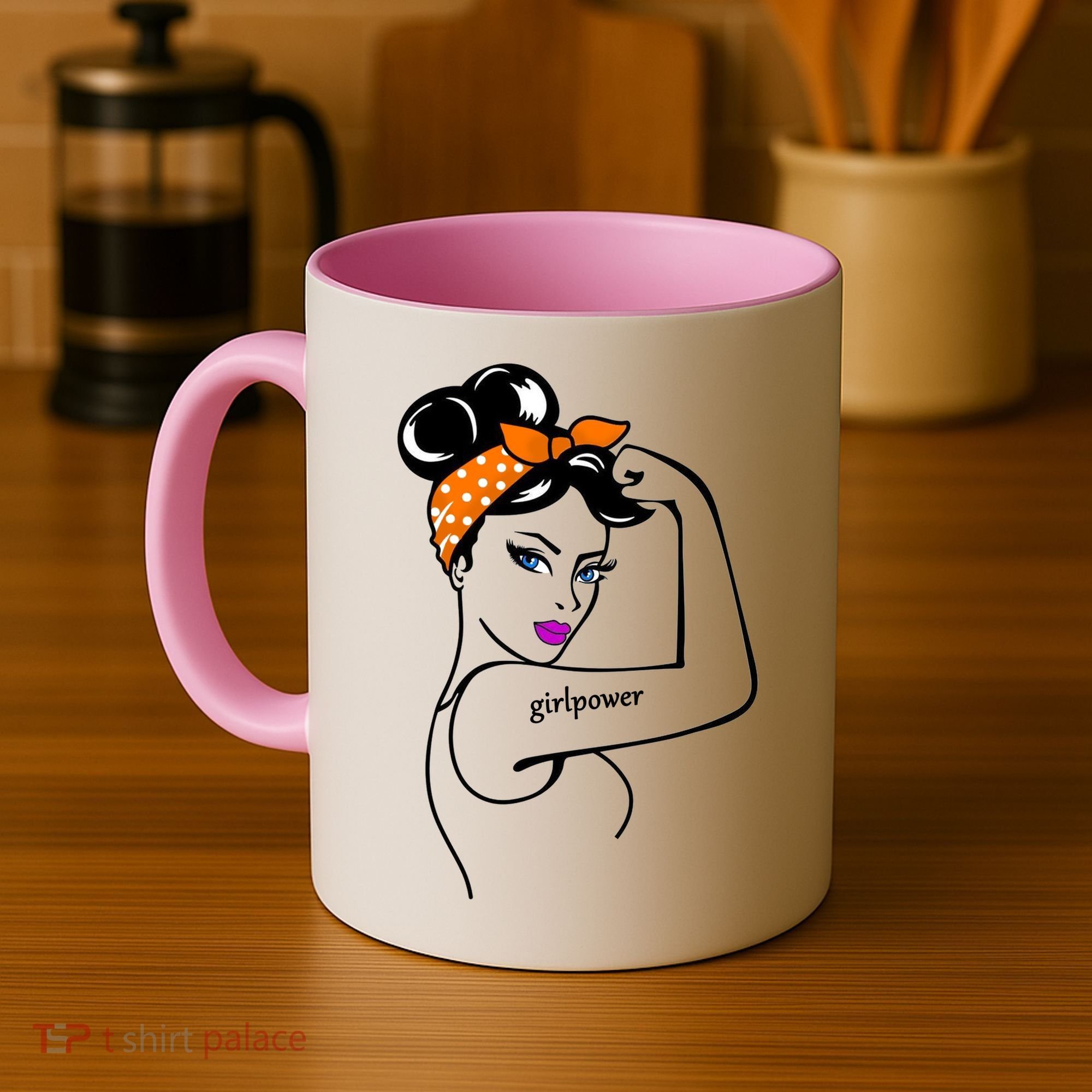 Rosie The Riveter Girl Power  Coffee Mug