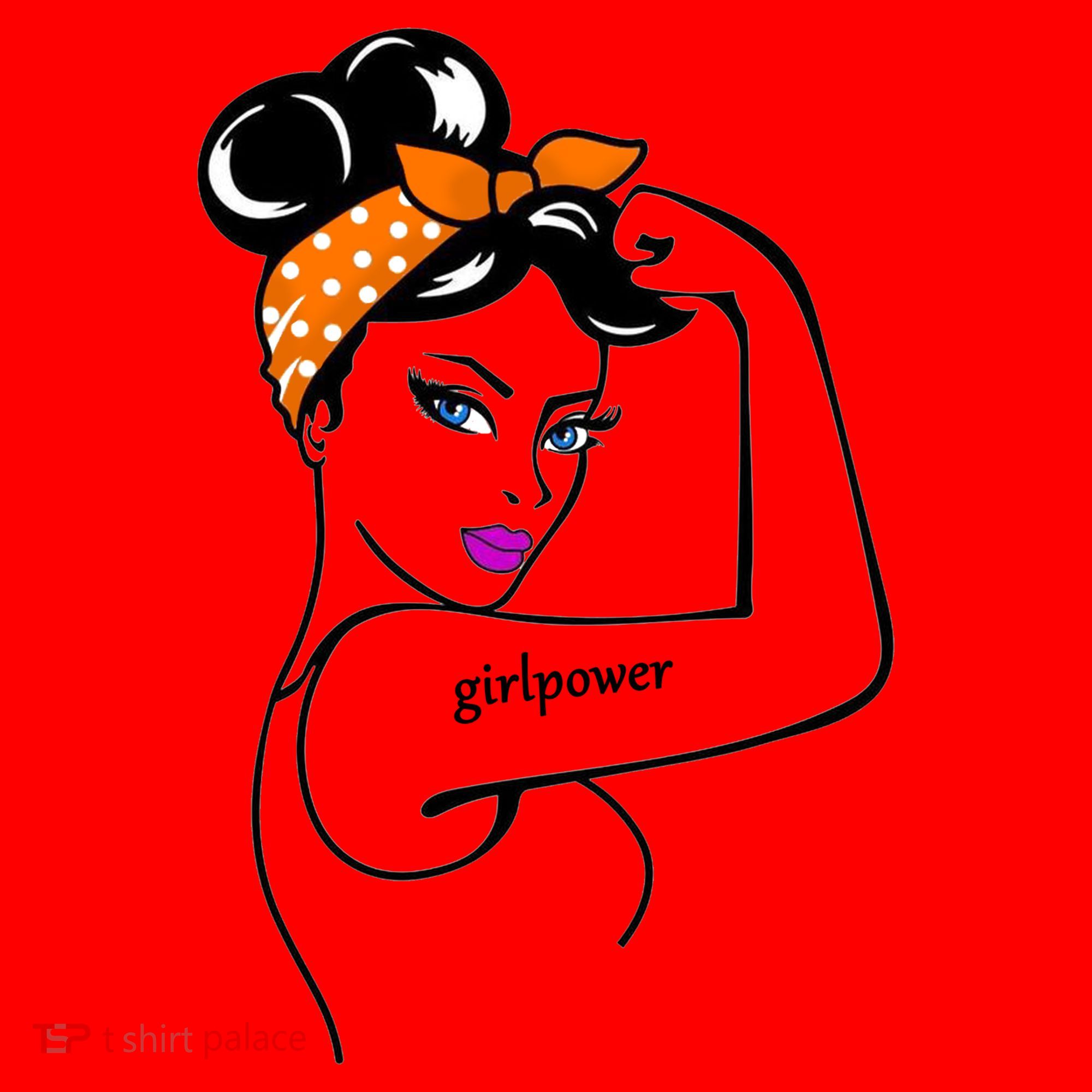Rosie The Riveter Girl Power  Santa Hat