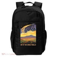 Roswell New Mexico Travel Poster Backpack thumb 0