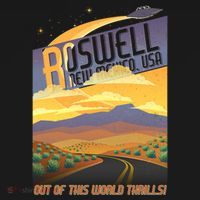 Roswell New Mexico Travel Poster Ornament thumb 1