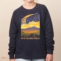 Roswell New Mexico Travel Poster Women's Sweatshirt thumb 0