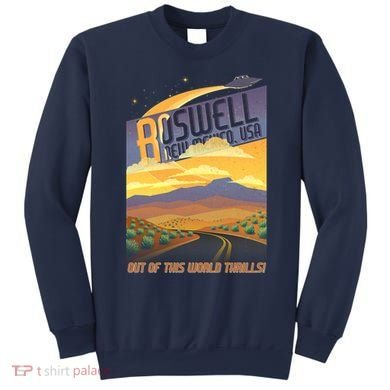 Roswell New Mexico Travel Poster Sweatshirt