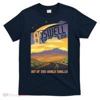 Roswell New Mexico Travel Poster T-Shirt thumb 0