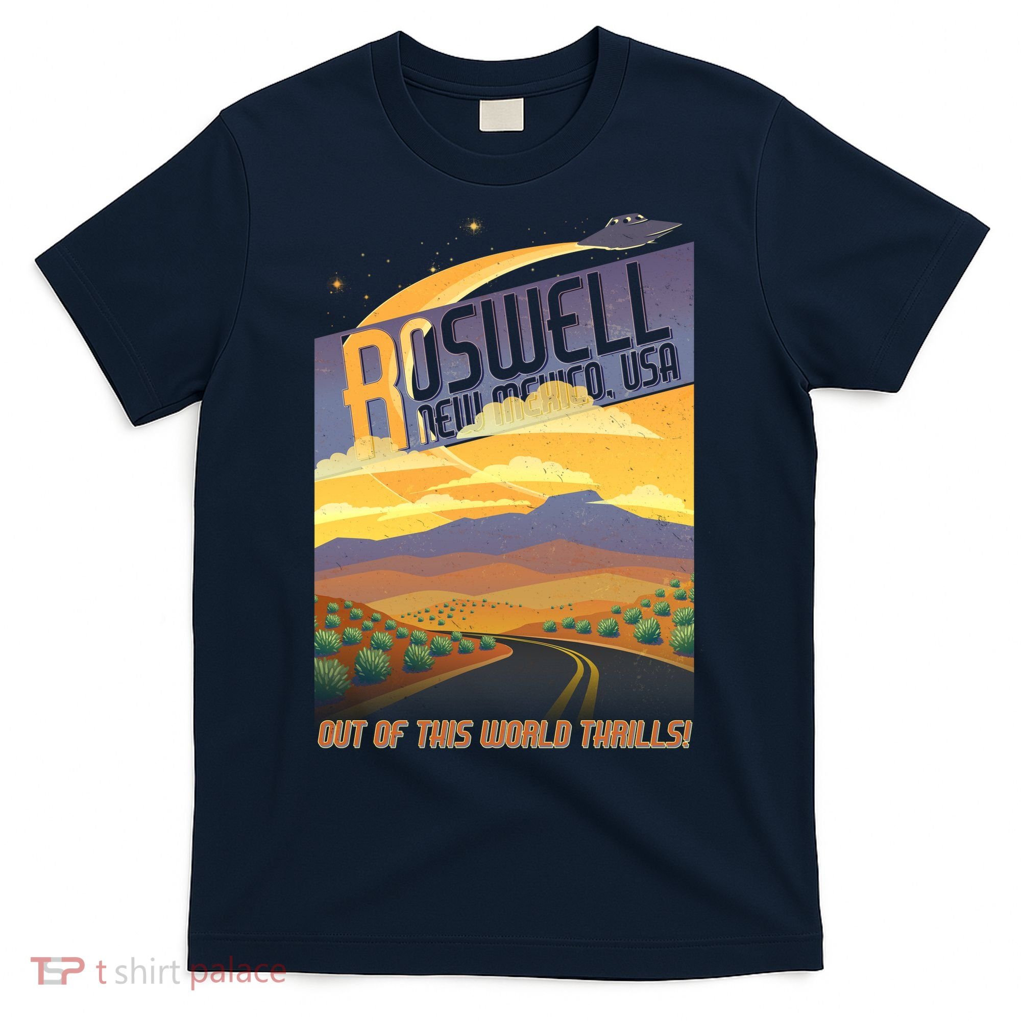 Roswell New Mexico Travel Poster T-Shirt